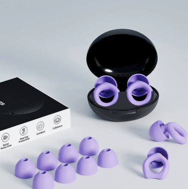 Silicone Soundproof Earplugs for Sleep and Swimming