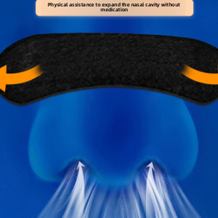 Sports nose strips to prevent snoring