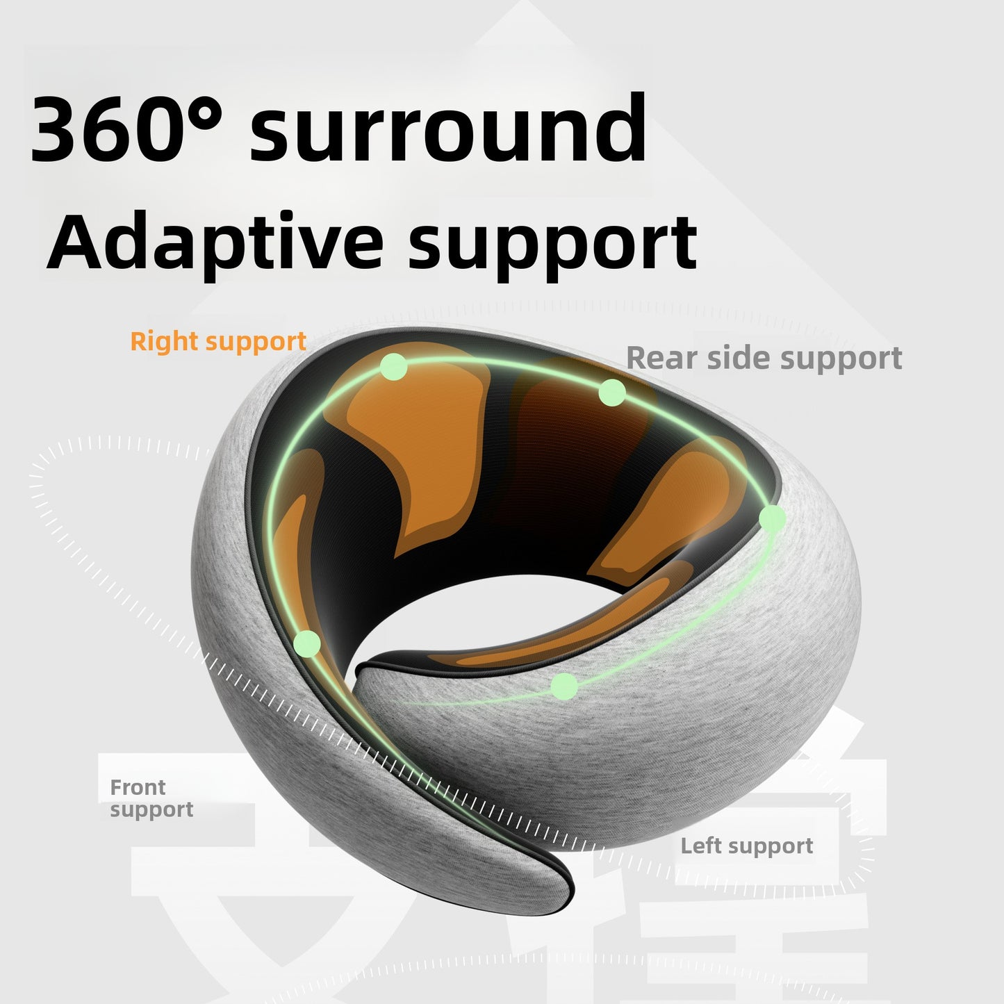 U-shaped pillow sleeping gadget