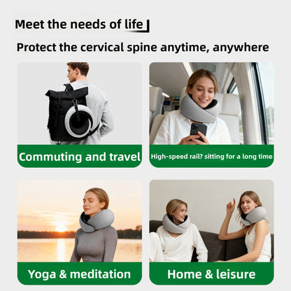 U-shaped pillow sleeping gadget