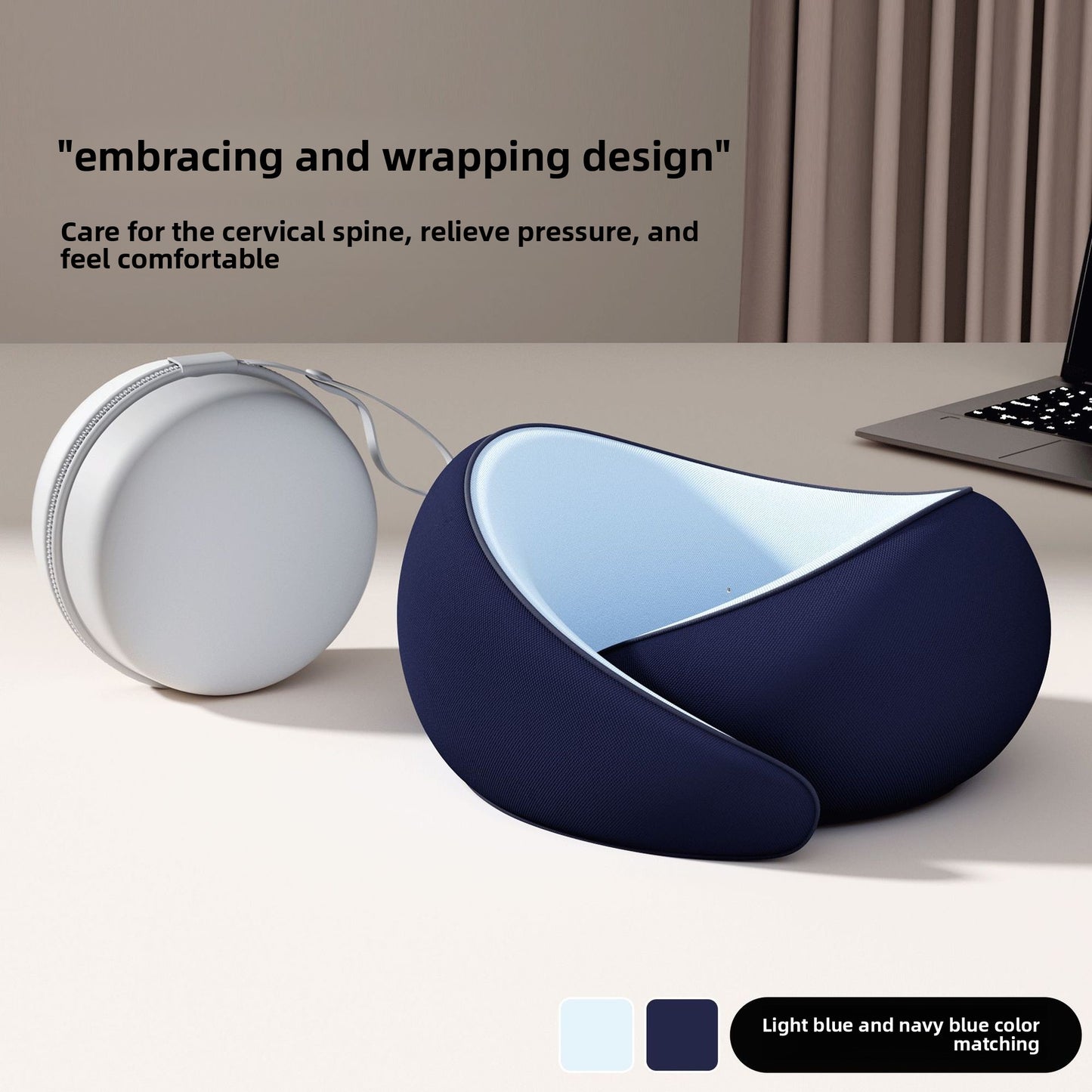 U-shaped pillow sleeping gadget